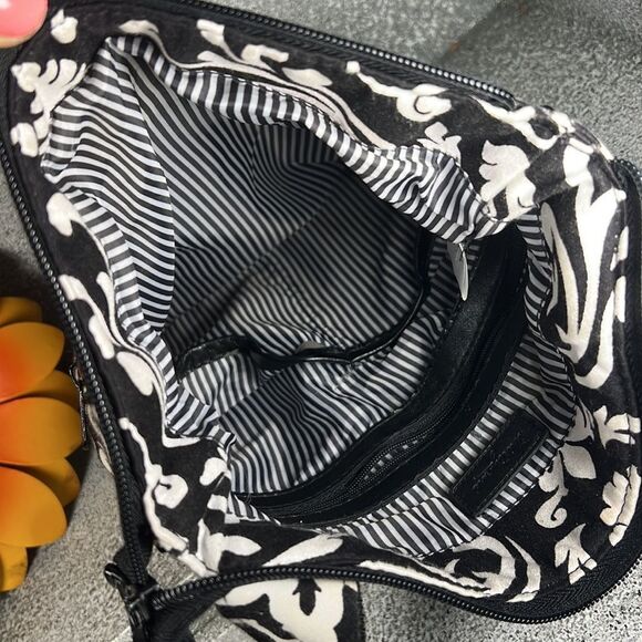 Thirty-One Organizing Shoulder Bag  Purse & Wallet Set Black Parision Pop - Picture 7 of 11